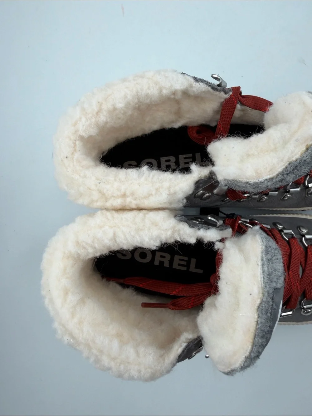 Sorel Women’s Out N About Plus Conquest -SZ 6- Grey Suede Winter Snow Boots